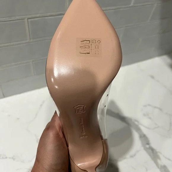 Gianvito Rossi Plexi Pumps size 37 1/2 - Picture 5 of 8
